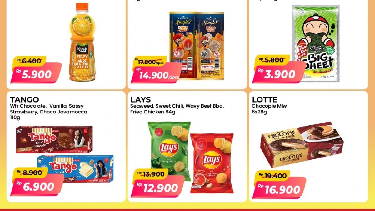 Daftar Lengkap 18 Promo Alfamart Spesial Minuman dan Snack Hari Ini, Serbu Sekarang!