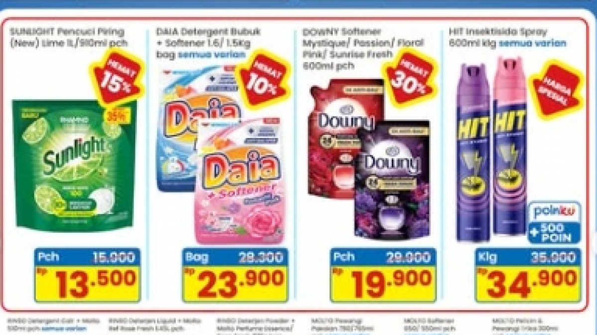 Buruan Serbu! Promo Indomaret Hari Ini: Susu Frisan Flag hingga So Klin Lebih Murah