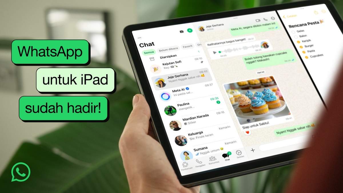 WhatsApp Akhirnya Rilis ke iPad Setelah Penantian Panjang 15 Tahun