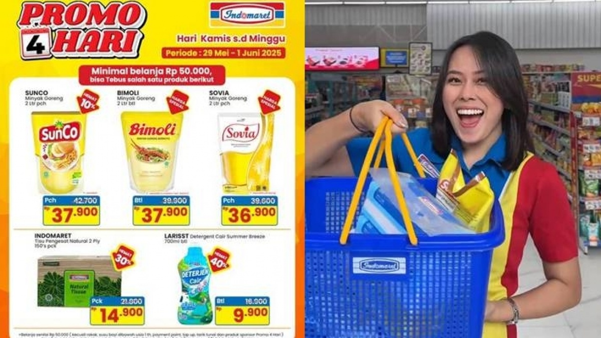 Promo Sembako Indomaret Sampai 1 Juni 2025: Belanja Hemat Kebutuhan Harian!