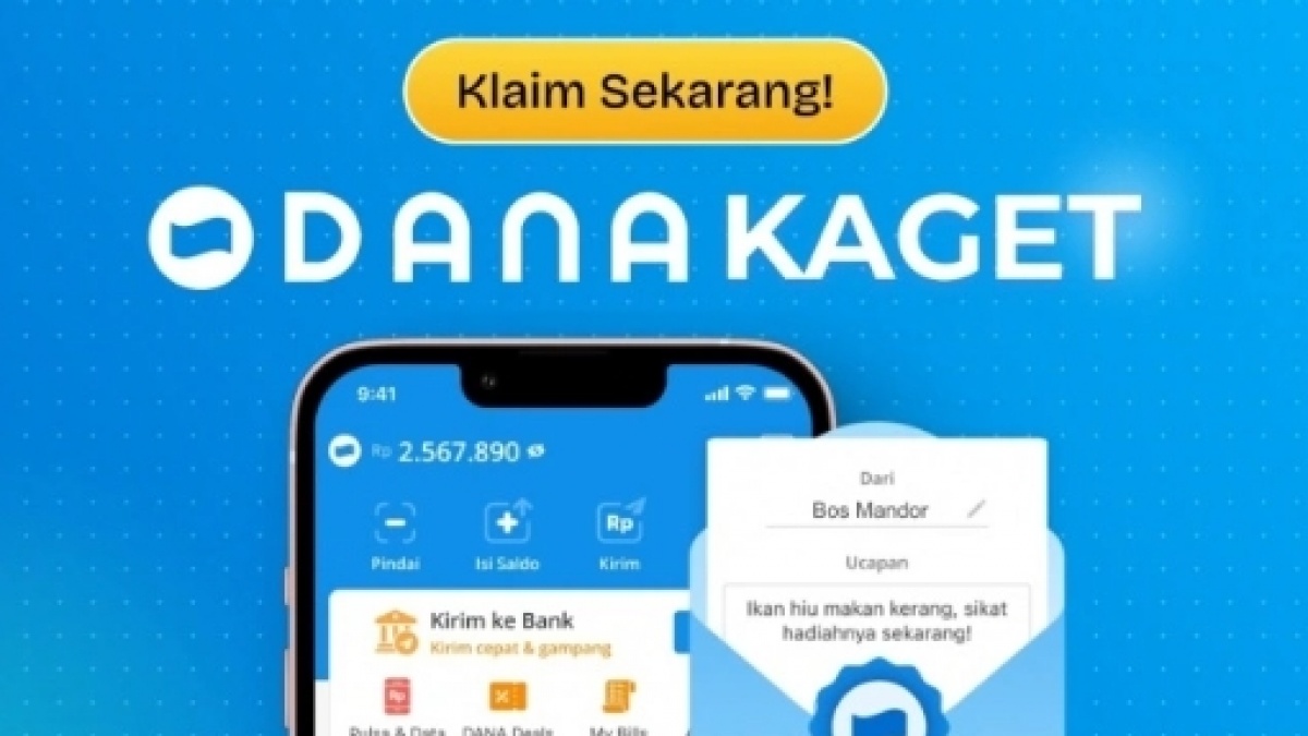 7 Link Saldo DANA Kaget Gratis Hari Ini Spesial Weekend, Klaim Sekarang Dapat Rp999 Ribu