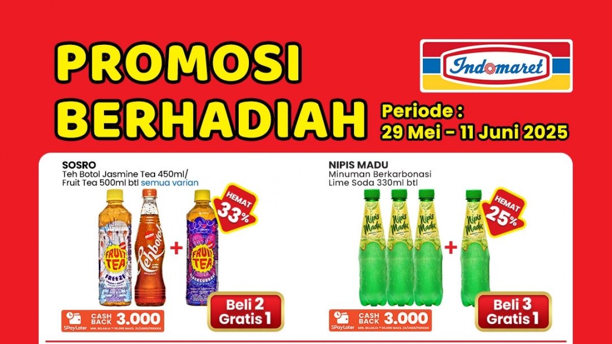 Kumpulan Promo Indomaret Hari Ini 1 Juni 2025, Buruan Serbu ke Gerai Terdekat!