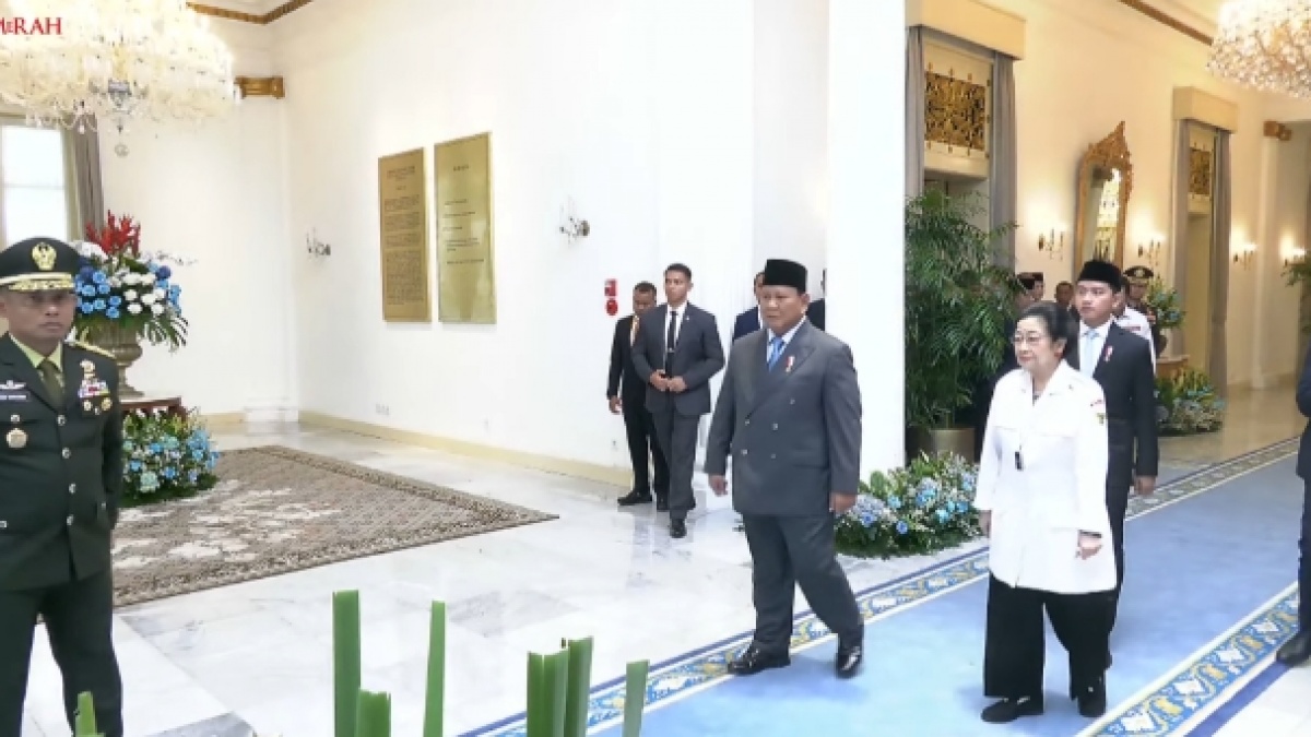 Ada Gibran, Keakraban Prabowo dan Megawati Curi Perhatian di Upacara Hari Lahir Pancasila