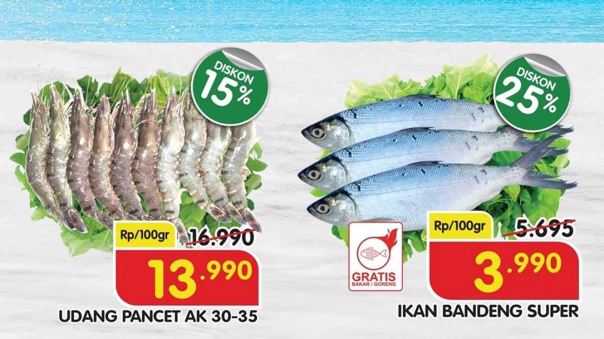 16 Promo Superindo Hari Ini 2 Juni 2025, Udang Pancet Cuma Rp13 Ribuan!