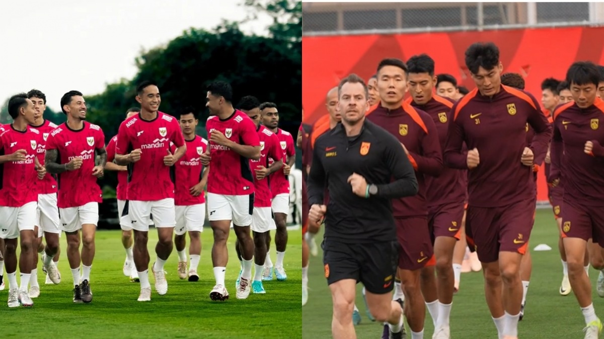 Timnas Indonesia dan China Siapkan Senjata yang Sama