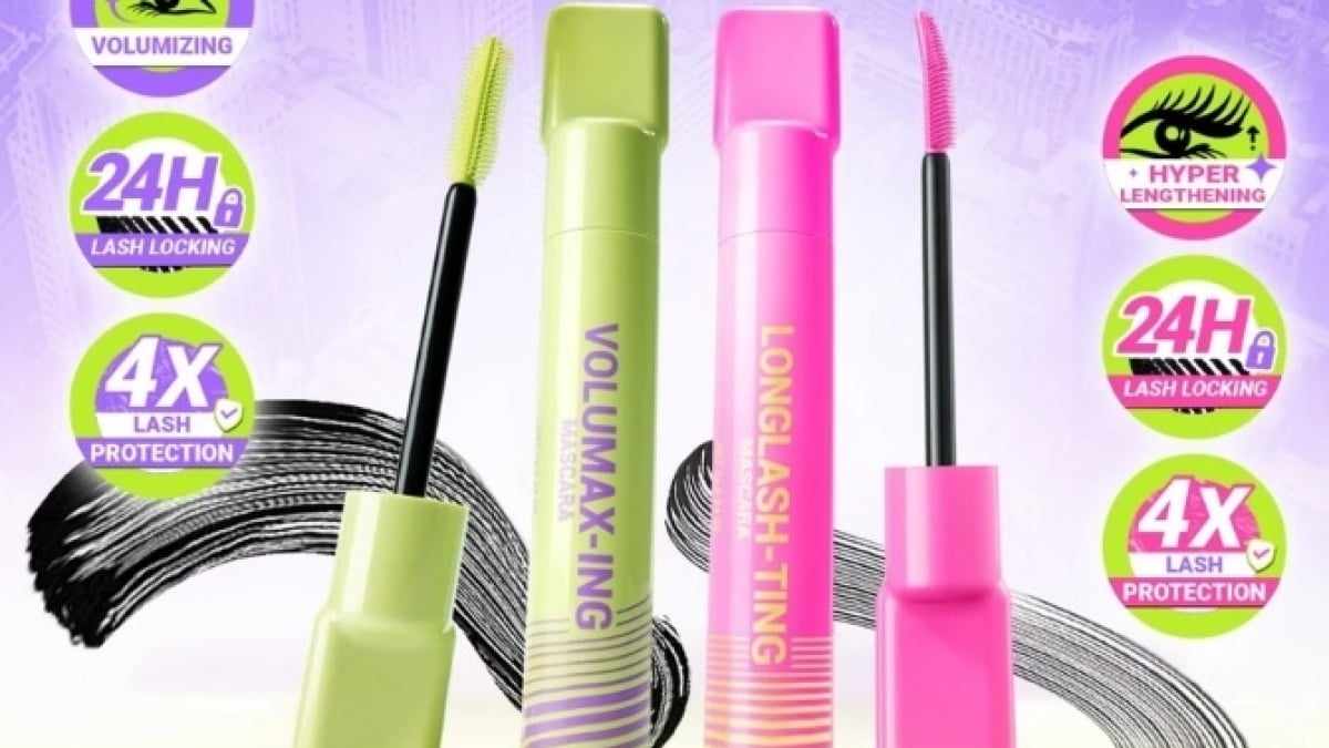 Perbedaan Maskara Dazzle Me Lock & Pop Kemasan Hijau, Pink, dan Hitam
