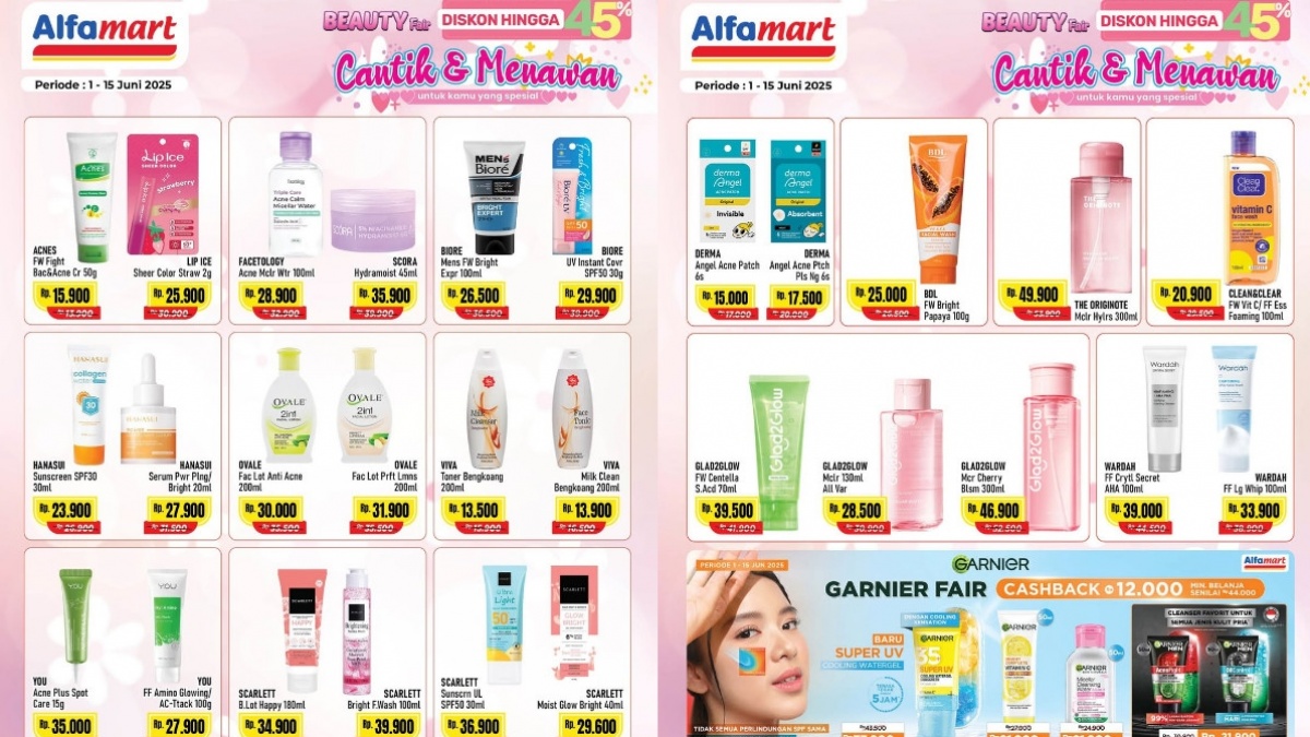 Katalog Promo Alfamart Beauty Fair Hari Ini, Idul Adha Makin Glowing!