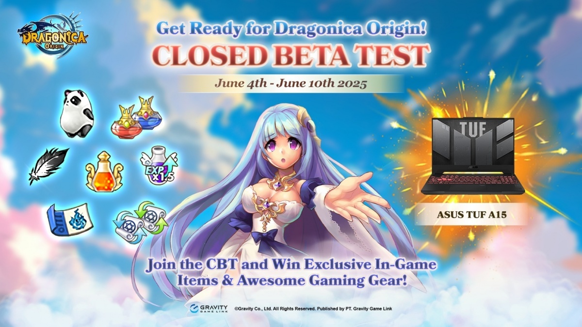 Gravity Game Link Resmi Umumkan Pembukaan Closed Beta Test Dragonica Origin di Asia Tenggara