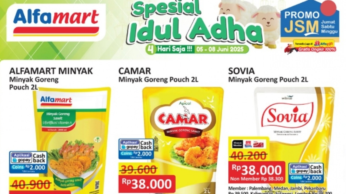 Promo Alfamart Hari Ini 5 Juni 2025, Minyak Goreng Murah Persiapan Idul Adha