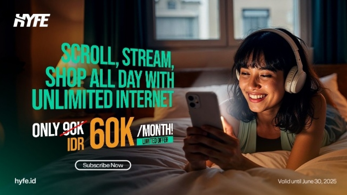 Nikmati Internet Unlimited Rp60 Ribuan + Bonus Roaming ke 9 Negara Pakai eSIM HYFE dari XL PRIORITAS