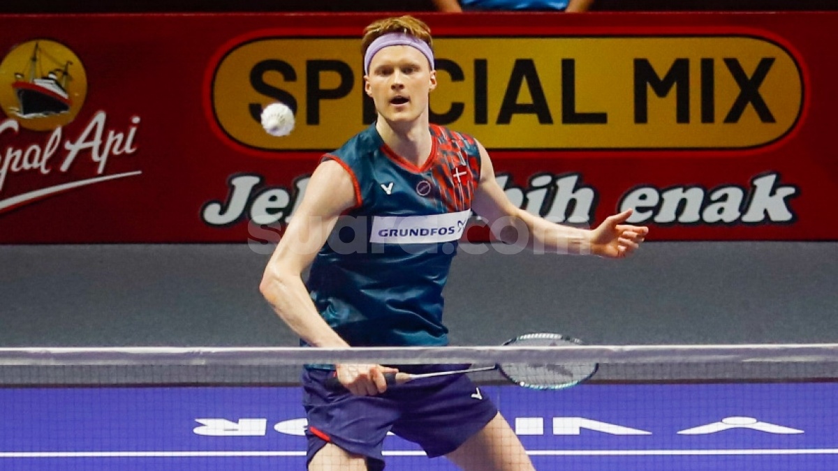 Anders Antonsen Kembali Mundur dari India Open, Pilih Bayar Denda Rp84 Juta