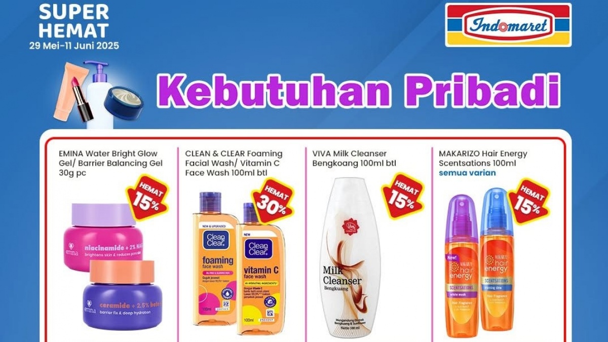 Buruan Cek Promo Skincare di Indomaret Hari Ini 9 Juni 2025: Milk Cleanser Jadi Rp8 Ribuan!