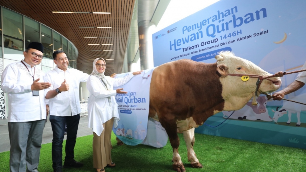 Iduladha 1446H: TelkomGroup Distribusikan 946 Hewan Kurban untuk Masyarakat