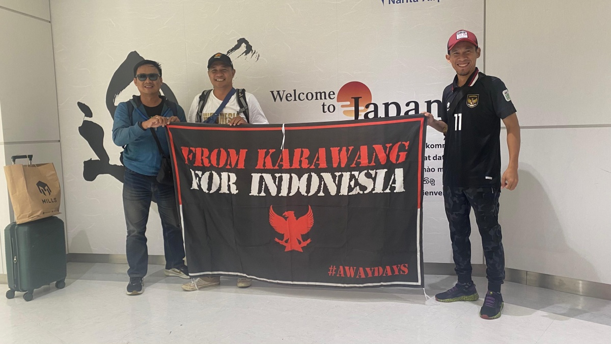 Eksklusif dari Jepang: Suporter Timnas Indonesia Mulai Berdatangan