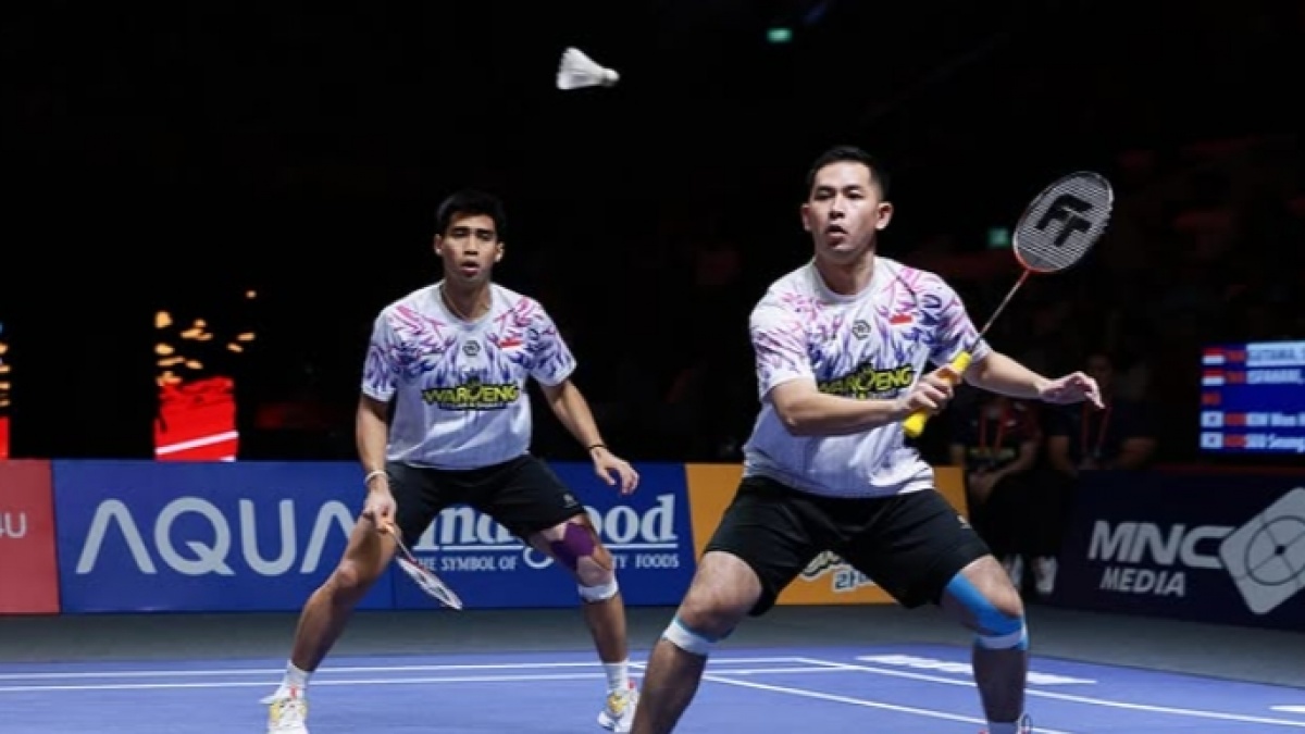 Hylo Open 2025: Hajar Wakil Prancis, Sabar/Reza Melangkah ke Babak 16 Besar