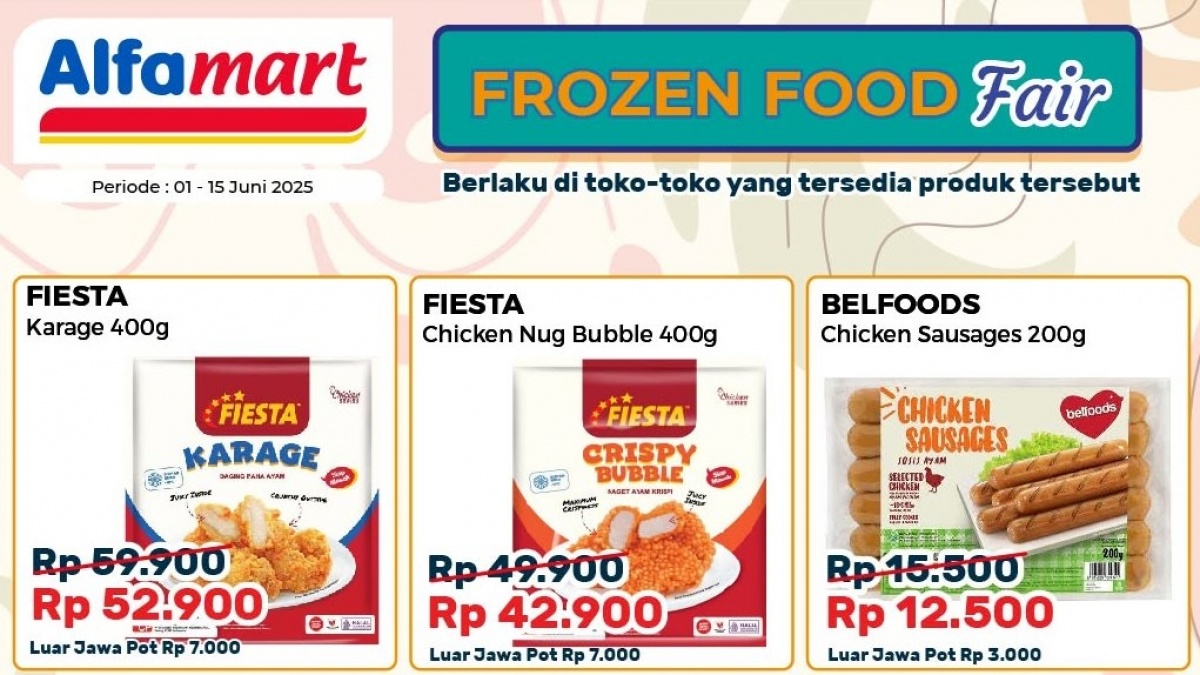 Cek Promo Frozen Food di Alfamart Hari Ini 10 Juni 2025: Serba Hemat, Cocok untuk Stok!
