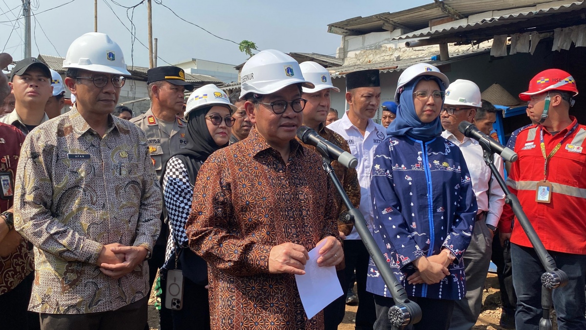 Pramono Bangun Tanggul Pantai di Angke, Dukung Program Giant Sea Wall