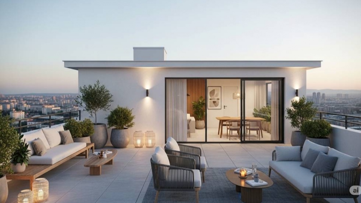 6 Inspirasi Rooftop Minimalis Modern, Bikin Betah Nongkrong di Rumah
