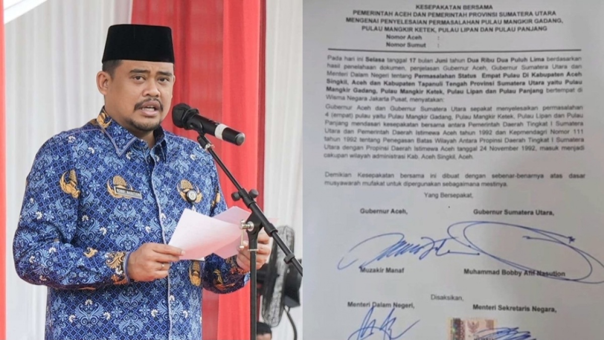 Tanda Tangan Bobby Nasution Disorot, Benarkah Tak Ikhlas Lepas 4 Pulau ke Aceh?