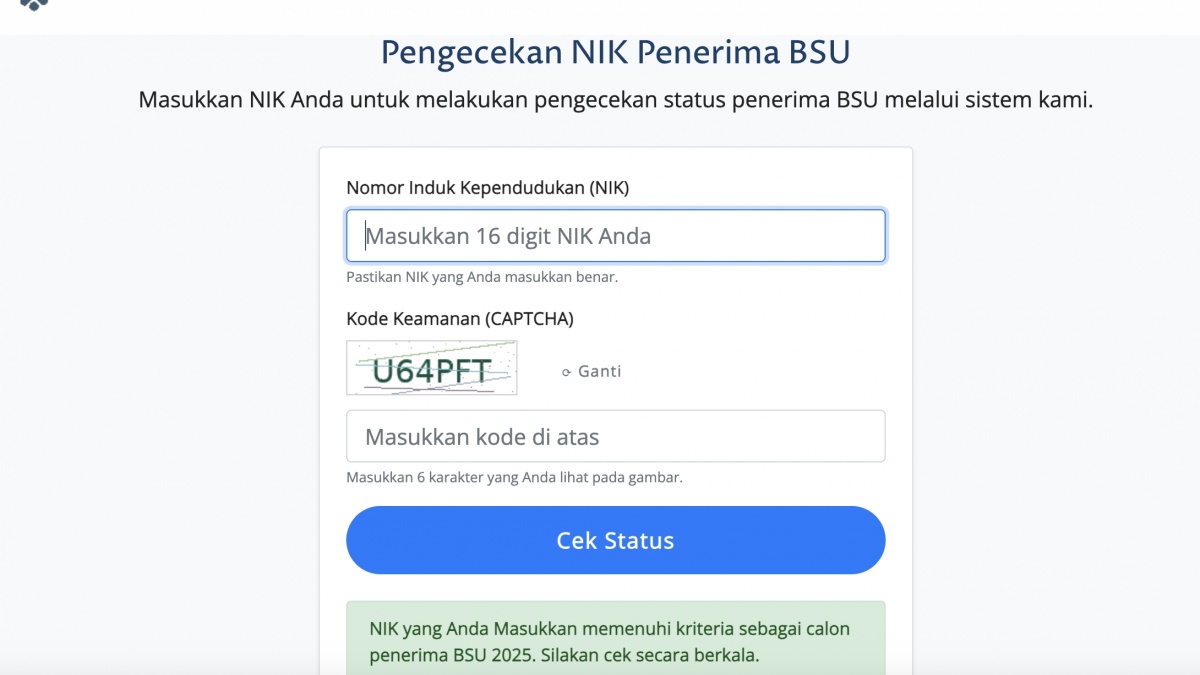 Berapa Besaran BSU 2026? Cek Pakai NIK Lewat bsu.kemnaker.go.id
