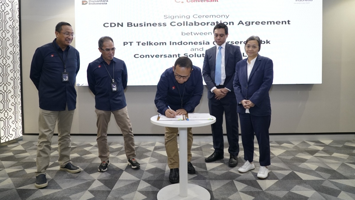 Telkom dan Conversant Berkolaborasi: Hadirkan Solusi Distribusi Konten Digital Cepat dan Aman