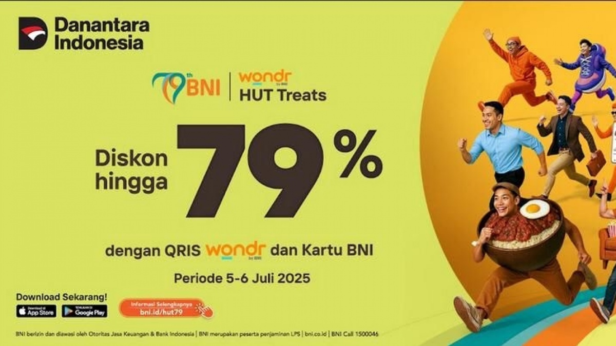 Sambut HUT ke-79, BNI Manjakan Nasabah dengan Promo Serba 79 dan Undian Spektakuler