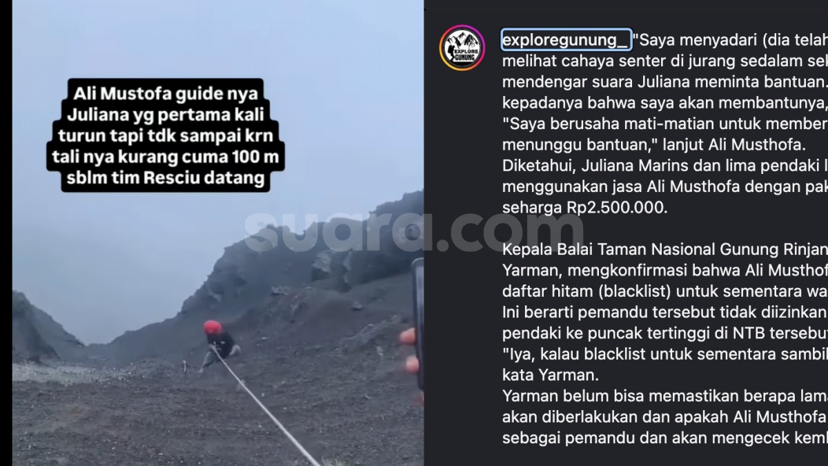 'Mundur Slowly Slowly' Video Viral Guide Juliana Marins, Ini yang Sebenarnya Terjadi