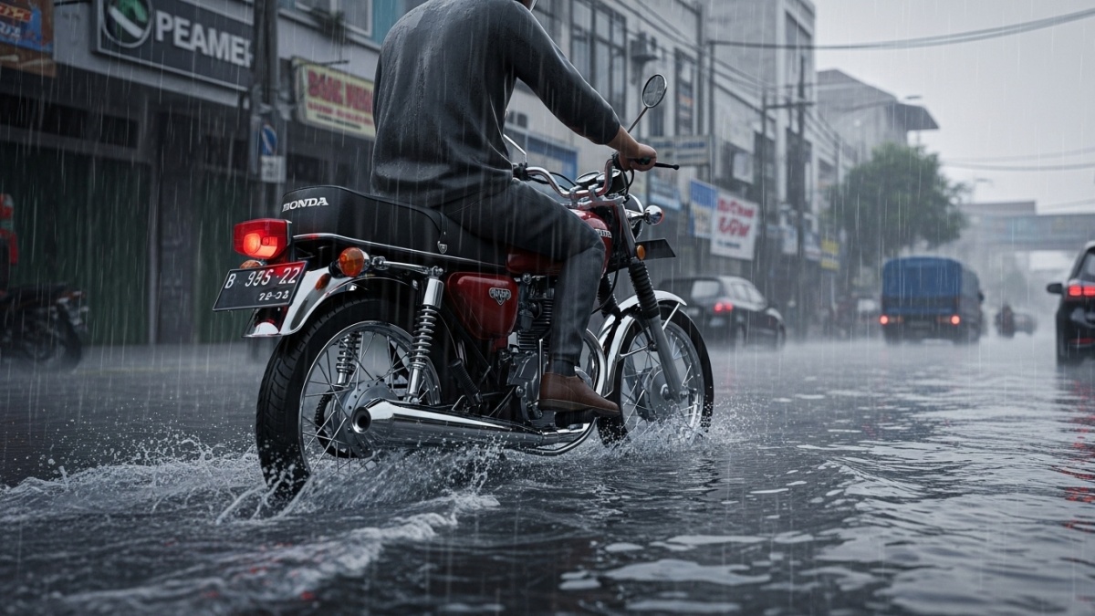 Siap Hadapi Musim Hujan, Ini 5 Motor Tahan Banting dan Harga Terjangkau untuk Terjang Banjir