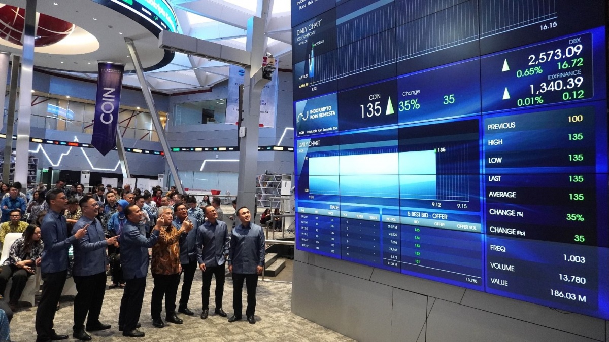 Resmi Melantai Bursa, Saham COIN Langsung Melejit Hingga Catatkan ARA