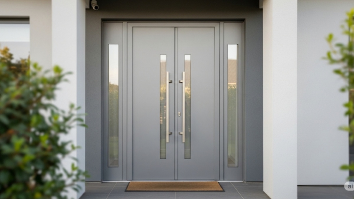 8 Ide Desain Pintu Aluminium Minimalis agar Rumah Nampak Mewah, Cuma Modal Material Rp1 Jutaan