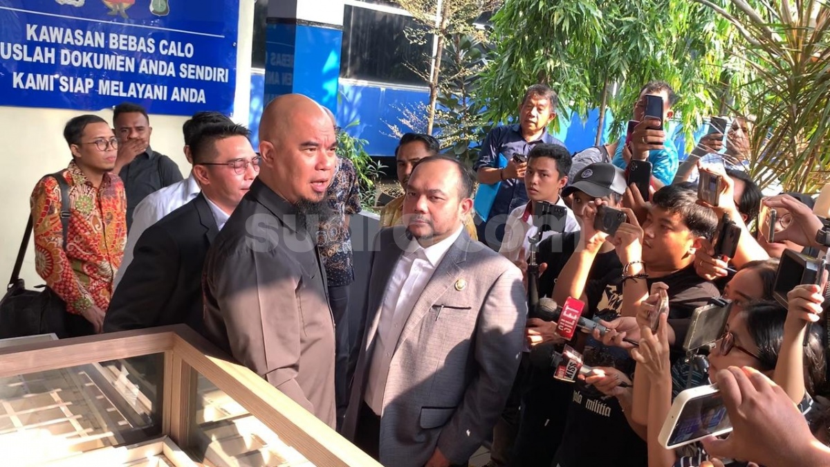 Baru Juga Tiba di Polda Metro Jaya, Ahmad Dhani Berharap Lita Gading Segera Diciduk