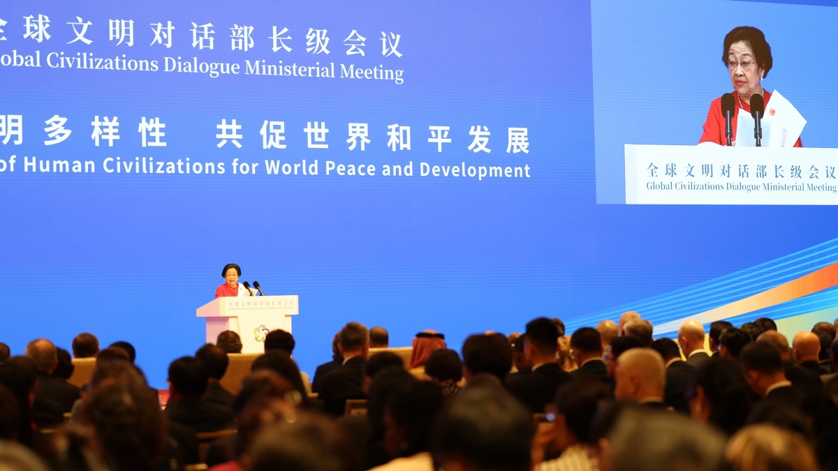 Jadi Pembicara Pertama di Forum Dialog Peradaban Global Beijing, Megawati Ingatkan Masalah Ini