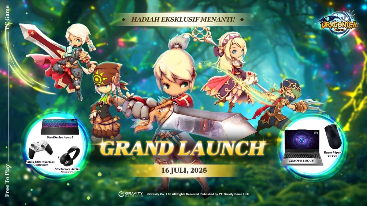 Siap Jadi Dragon Slayer Terhebat? Dragonica Origin Rilis! Rebut Gaming Gear dan Item Langka!