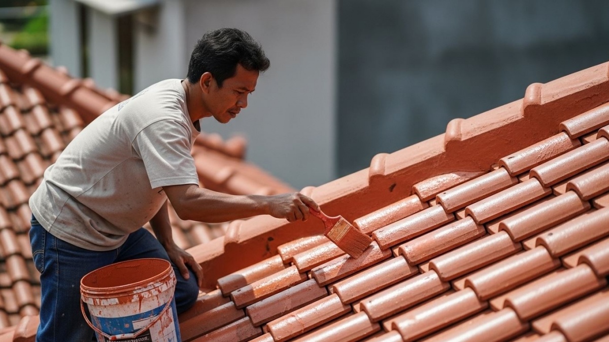 5 Pilihan Cat Genteng Anti Sinar UV, Bikin Atap Rumah Awet dan Sejuk!