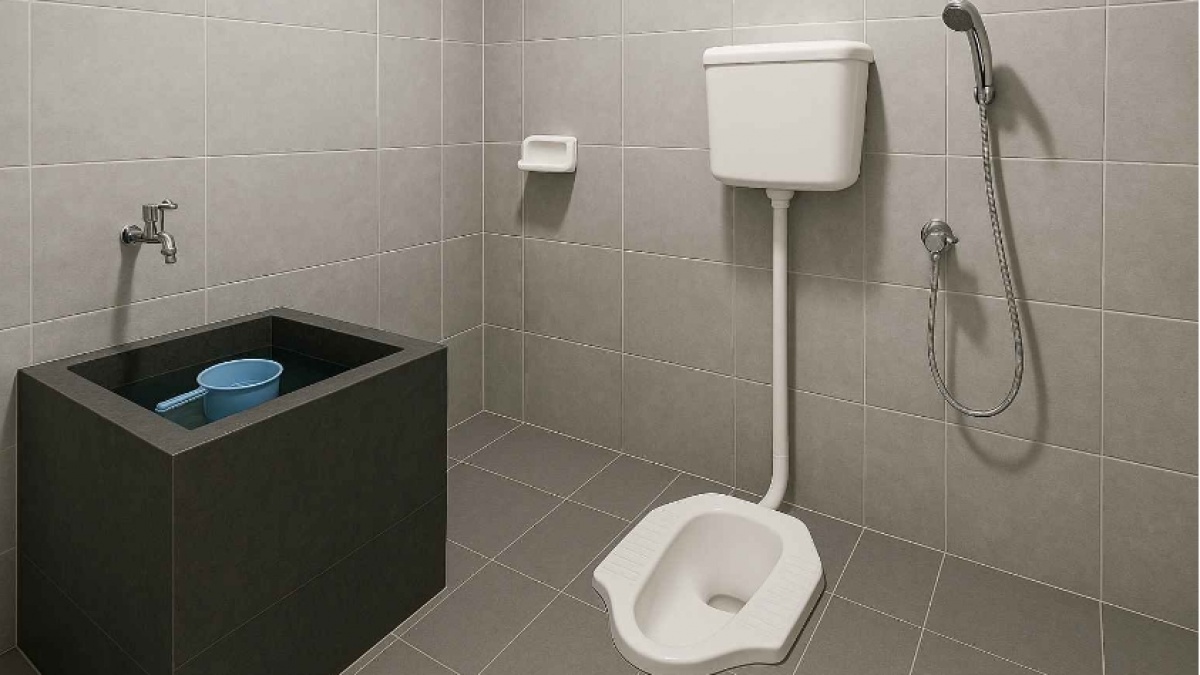 Apa Bisa Desain Kamar Mandi WC Jongkok Nampak Mewah & Modern? Ini 7 Ide Interiornya