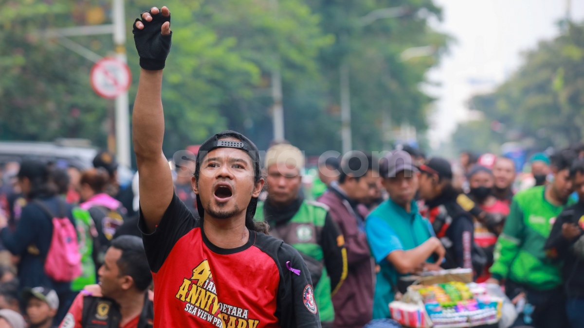 Driver Ojol Demo Lagi, Tolak Status Buruh Hingga Desak Prabowo Perppu Khusus