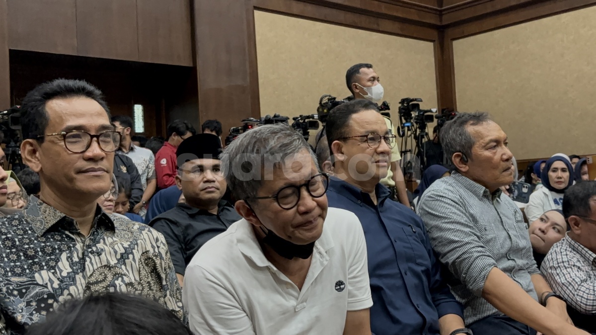 Anies Baswedan hingga Rocky Gerung Saksikan Langsung Sidang Putusan Tom Lembong
