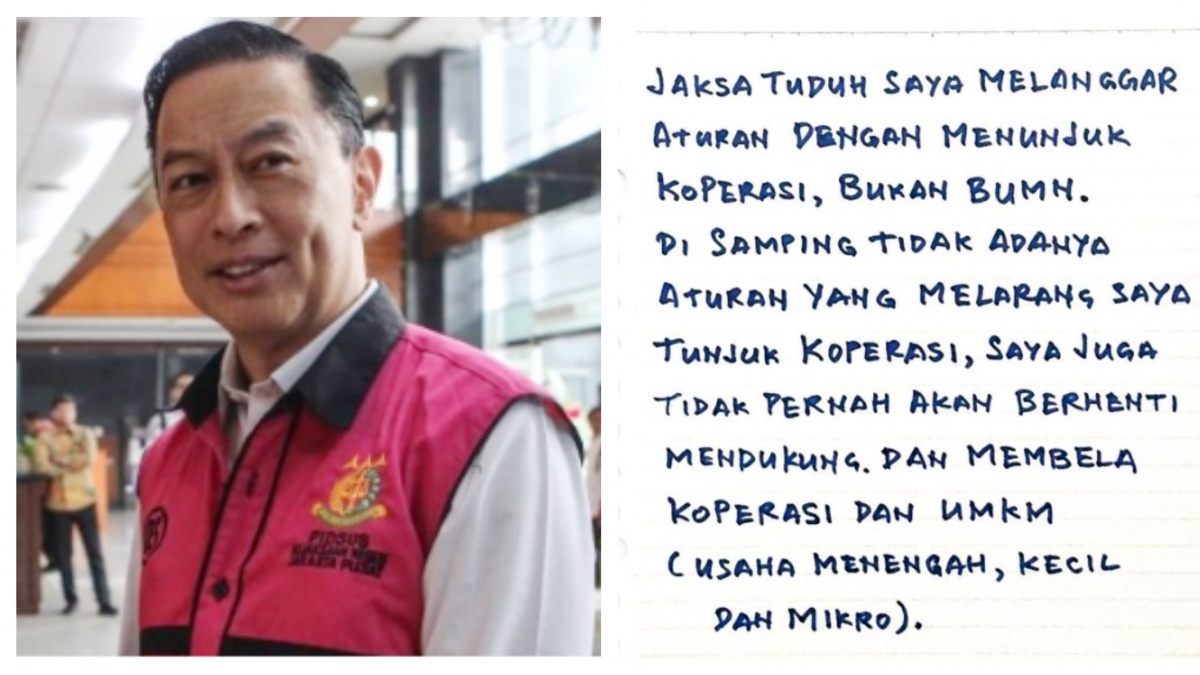 Jalani Sidang Vonis Hari Ini, Tom Lembong Tepis Tuduhan Jaksa Lewat Surat Ini