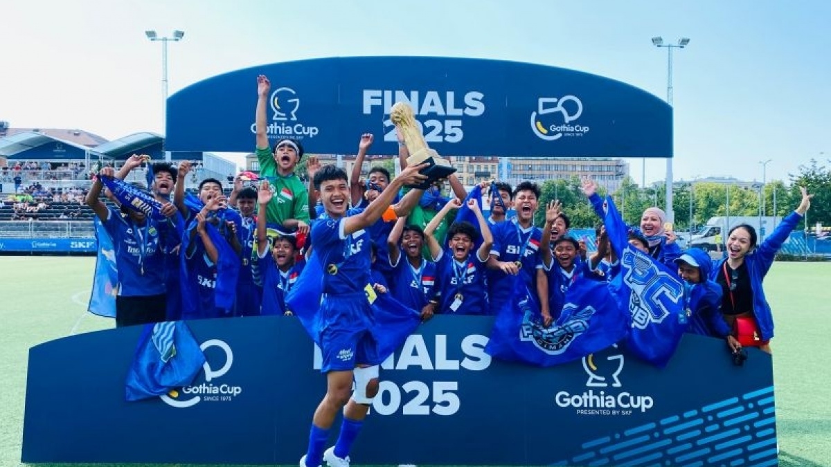APC Cimahi U-13 Juara Gothia Cup 2025, Bungkam Klub Swedia dengan Skor Telak 5-1 di Final