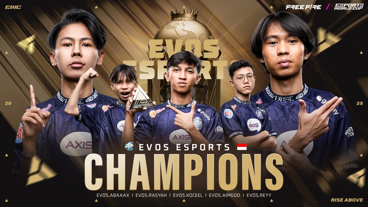 Evos Juara Dunia EWC 2025 Free Fire, Akhiri Puasa Tim Indonesia sejak 2019