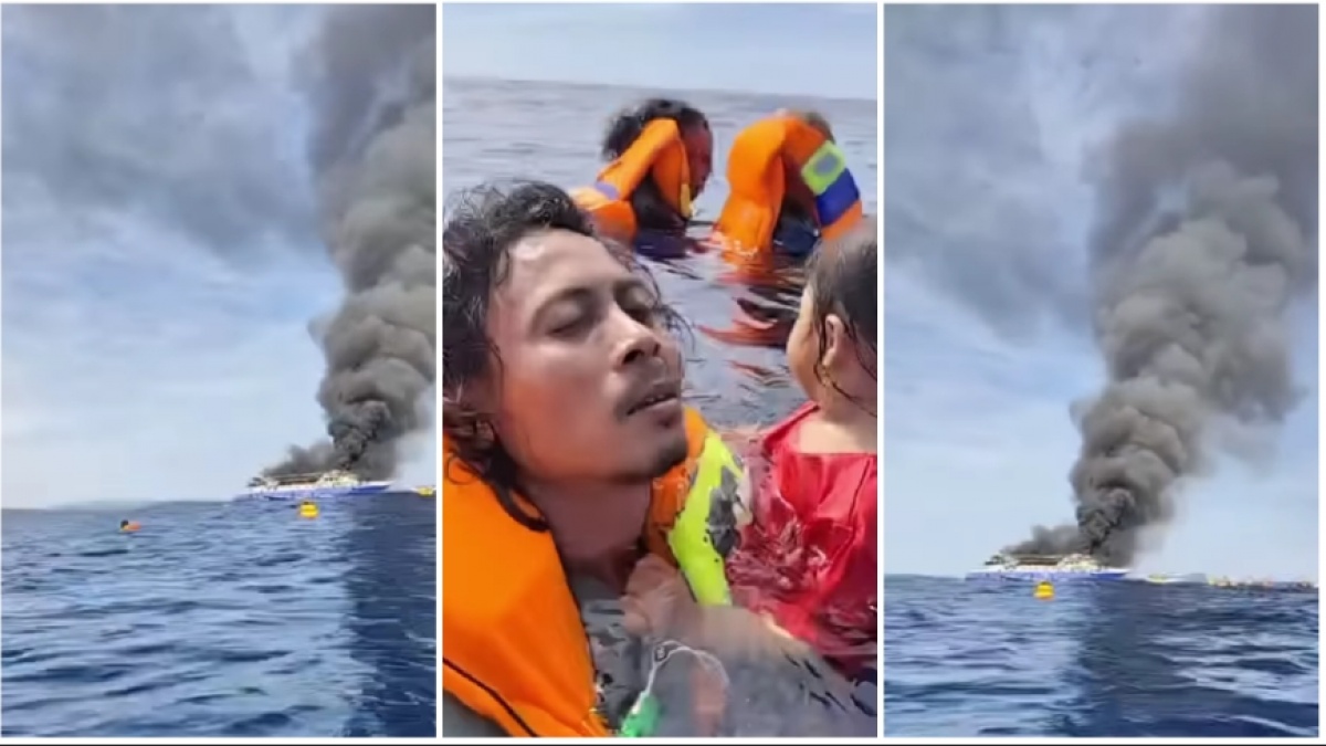 Superhero di Kehidupan Nyata, Abdul Rahman Selamatkan Anak Kecil saat KM Barcelona Terbakar