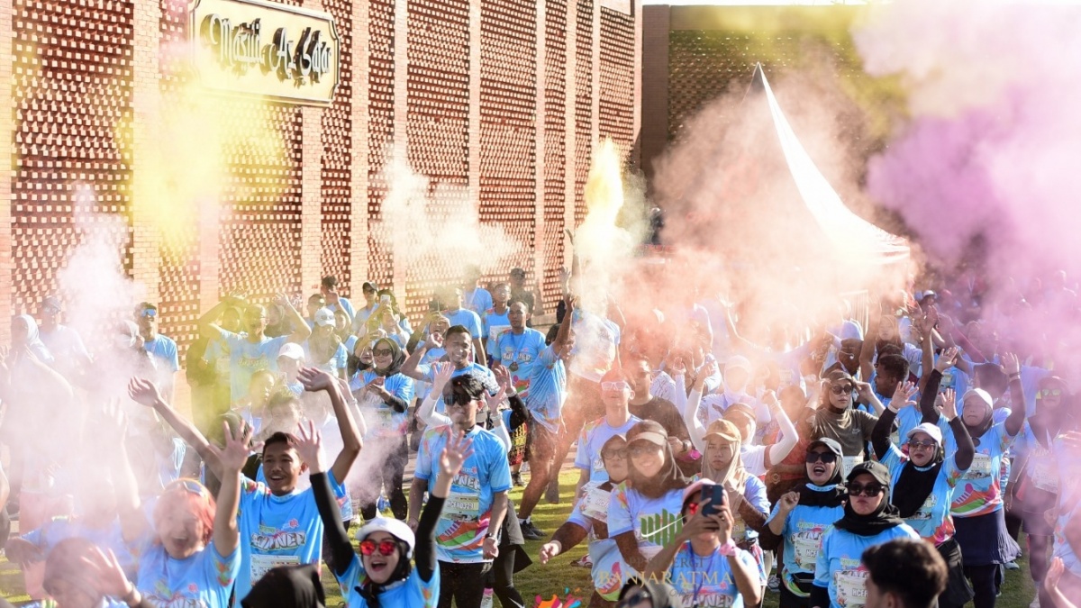 Pendapatan 188 UMKM di Rest Area 260B Heritage Banjaratma Brebes Terdongkrak Heritage Colour Fun Run