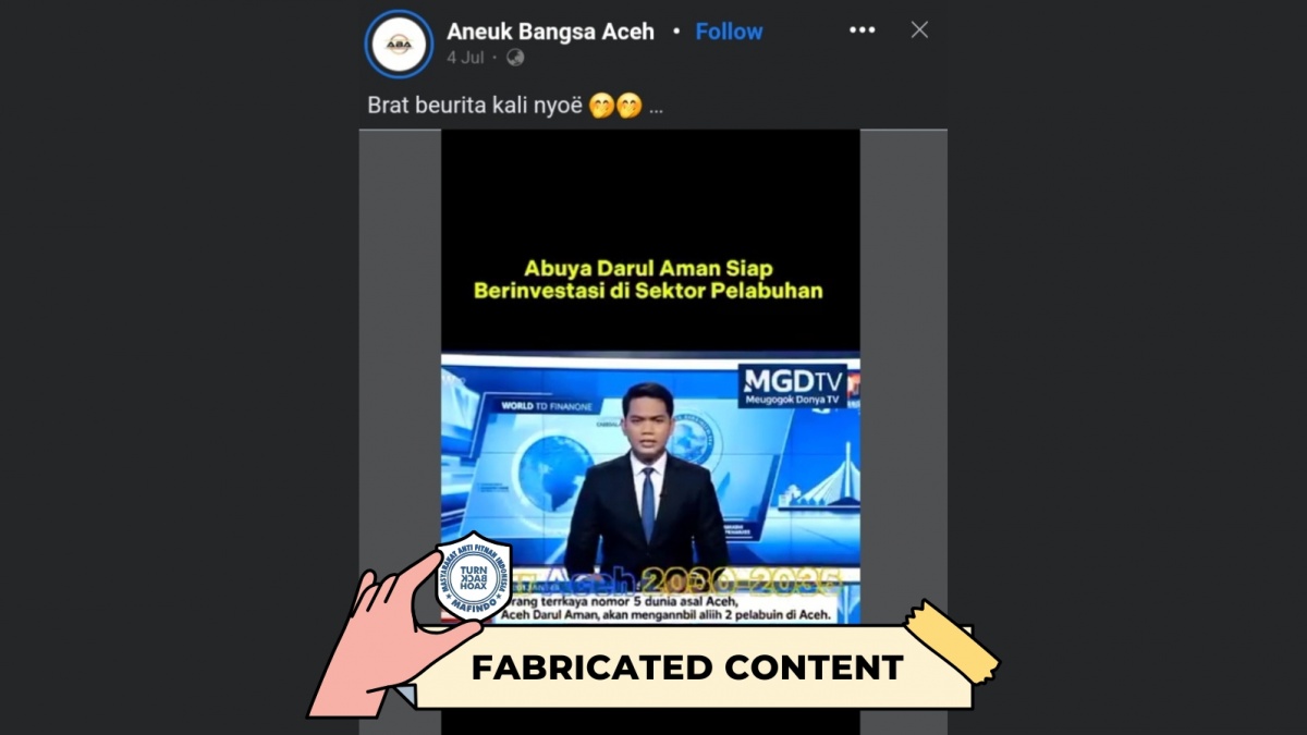 CEK FAKTA: Benarkah Abuya Darul Aman Orang Terkaya Nomor 5 Dunia?