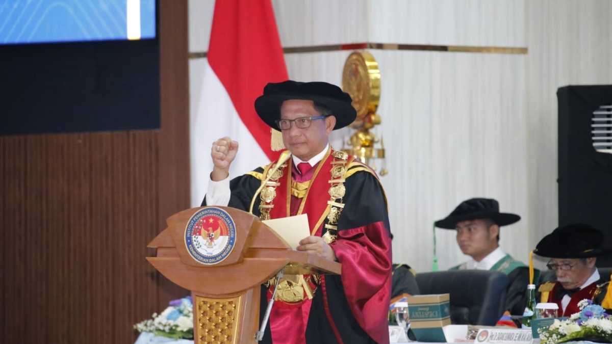 Wisuda 1.305 Mahasiswa IPDN, Mendagri: Bakal Perkuat Sistem Administrasi Pemerintahan Indonesia