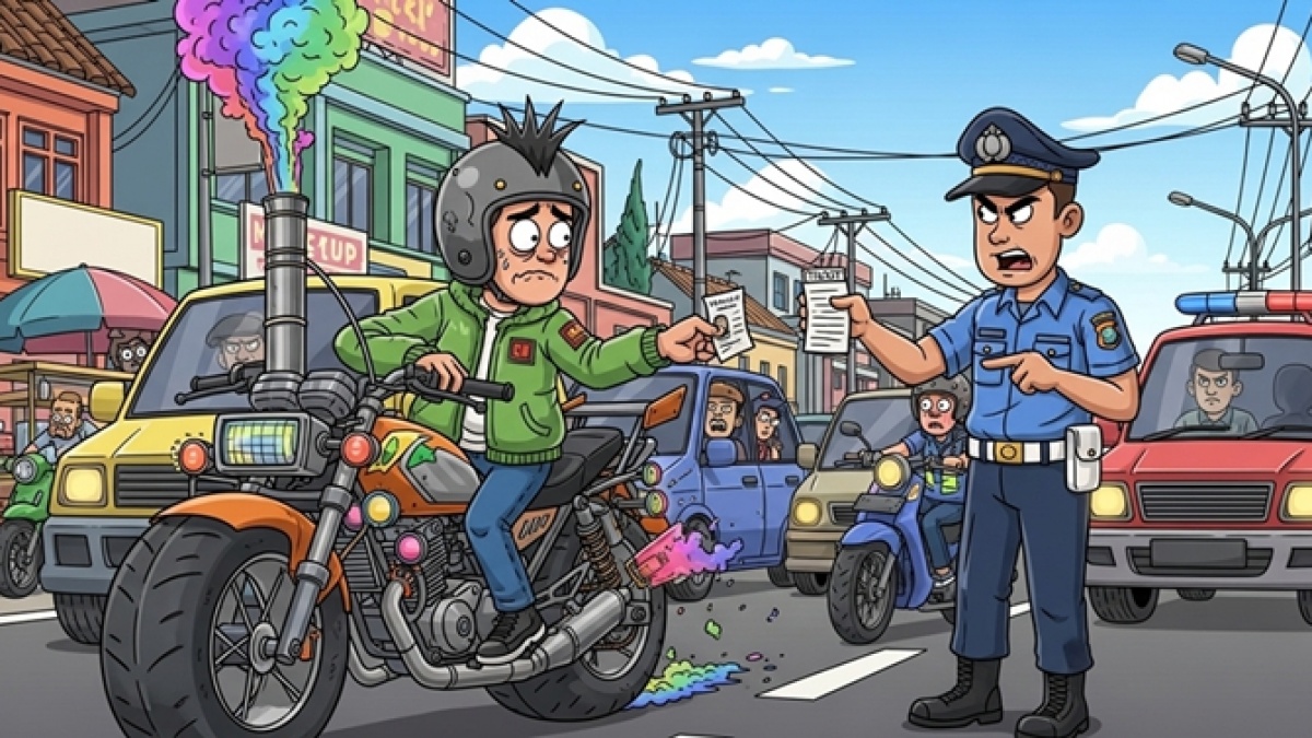 Modifikasi Motor Apa Saja yang Tidak Kena Tilang Polisi? Ini Daftarnya