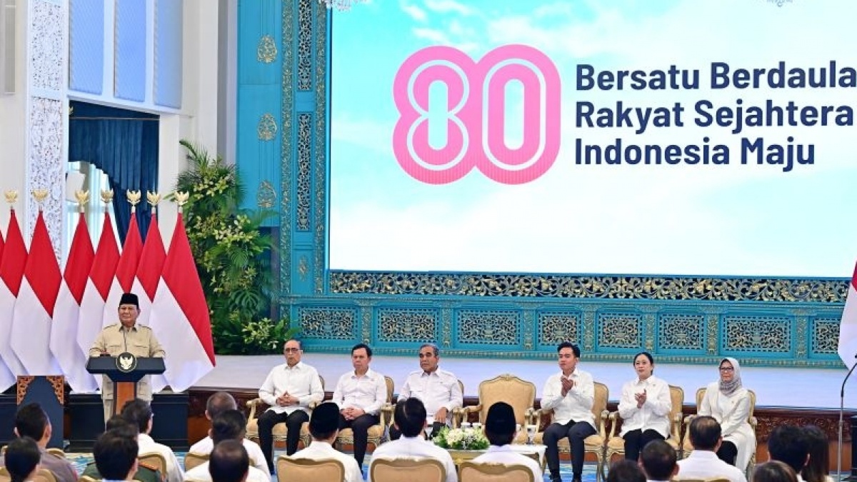 Bukan Cuma Angka Biasa, Terungkap 'Doa' di Balik Logo Infinity HUT RI ke-80 Pilihan Prabowo