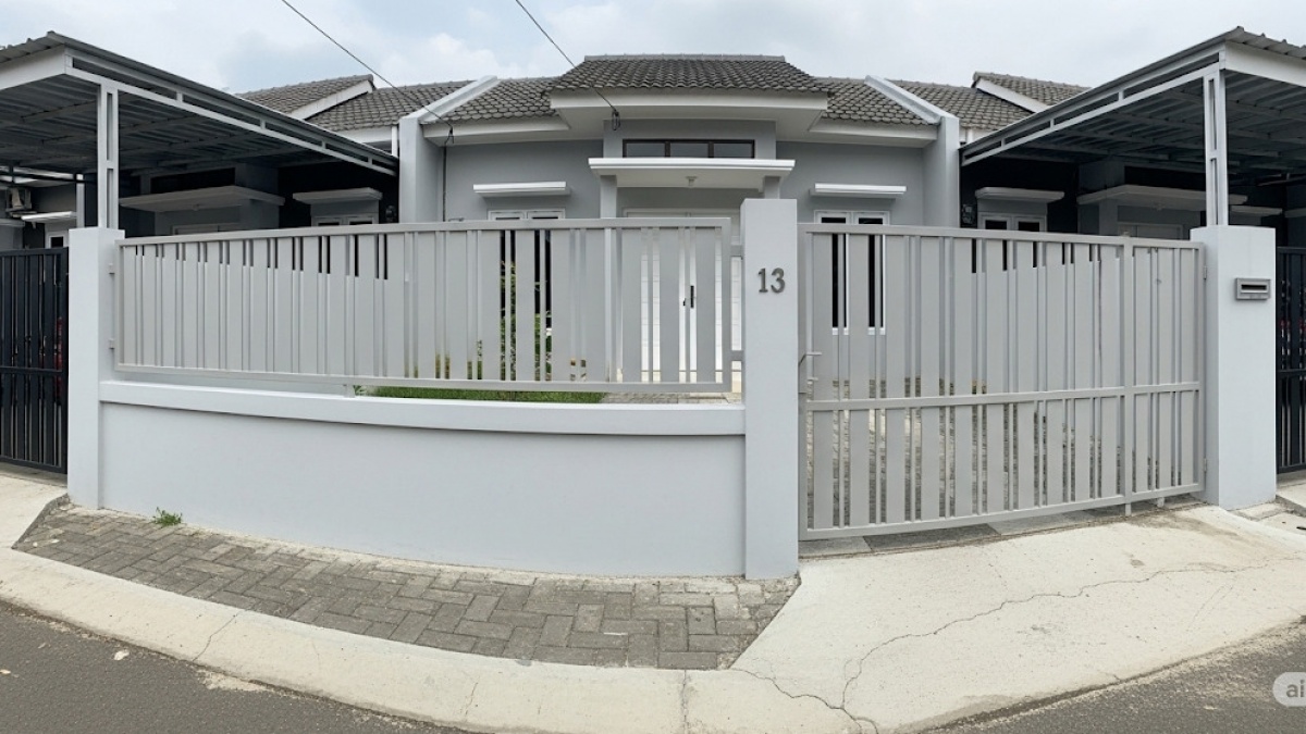 10 Model Pagar Rumah Subsidi Minimalis Modern, Cocok Buat Hunian Estetik dan Hemat Biaya!