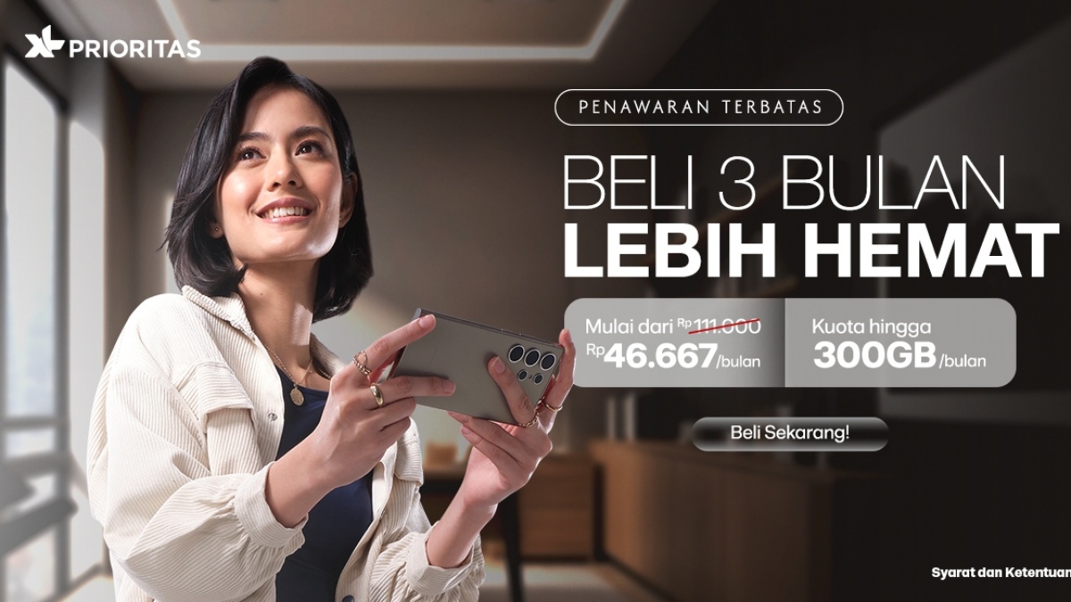 Internetan Tanpa Drama + Promo Hemat 3 Bulan? Ini Alasan Harus Coba XL PRIORITAS