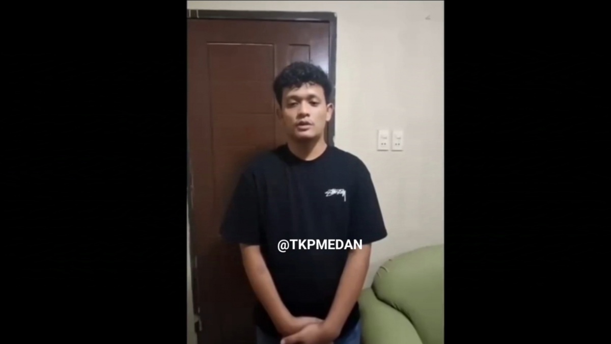 Pria Viral Ngaku Anak Kasat Narkoba Medan Palak Pedagang di Deli Serdang Minta Maaf