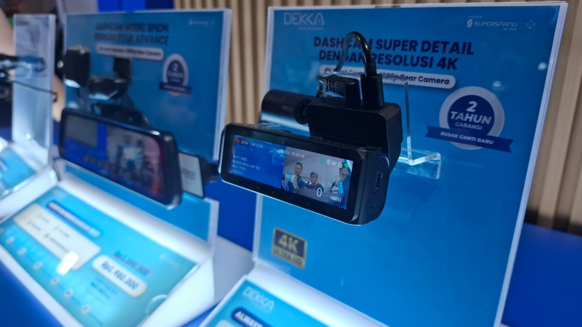 Dashcam Mobil Canggih Bisa Rekam Tiga Arah di GIIAS 2025